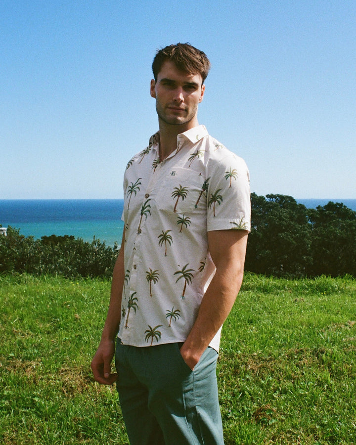 Mens Holiday Shirt - Palm Beach