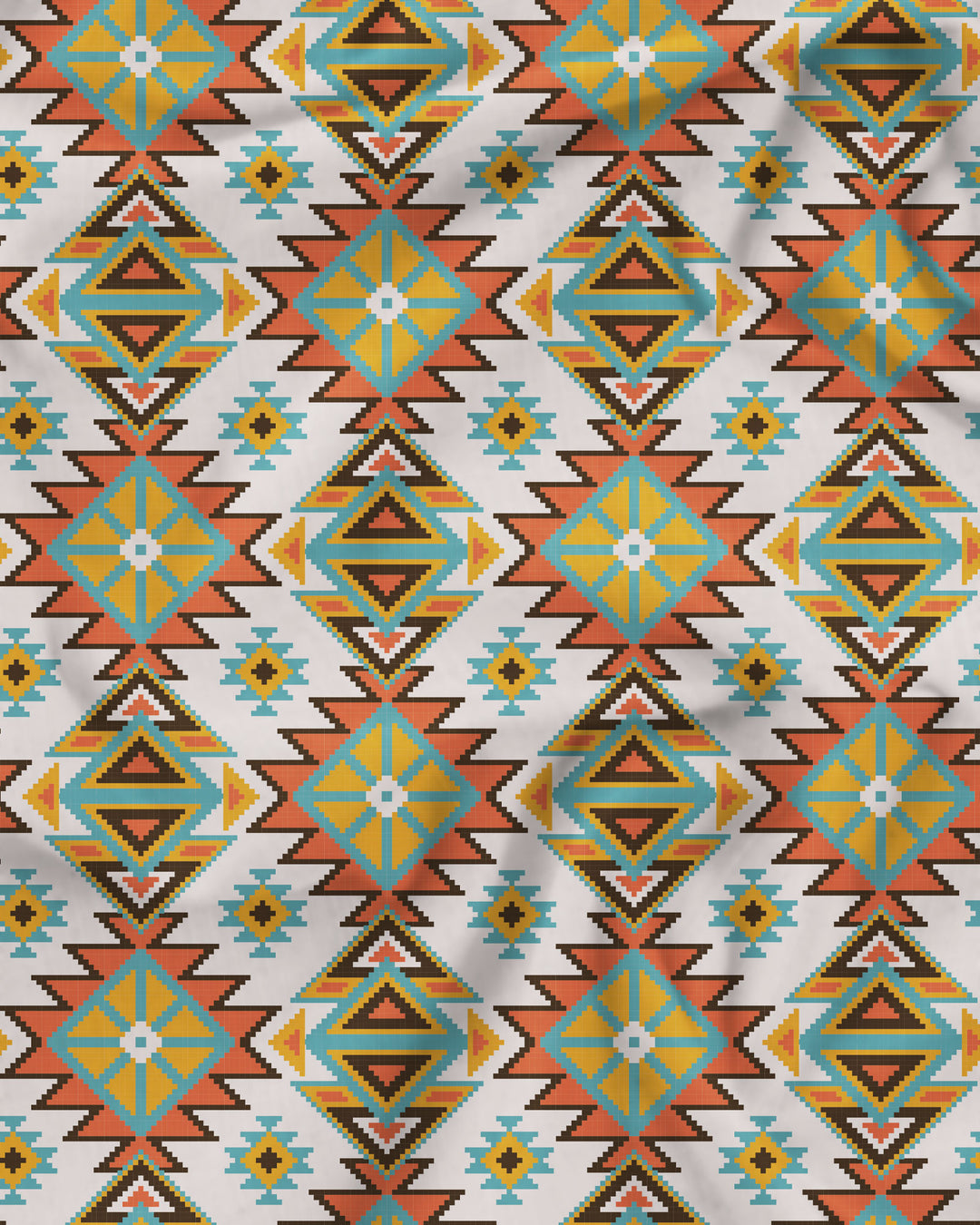 Aztec Pattern Detail - Woodstock Laundry