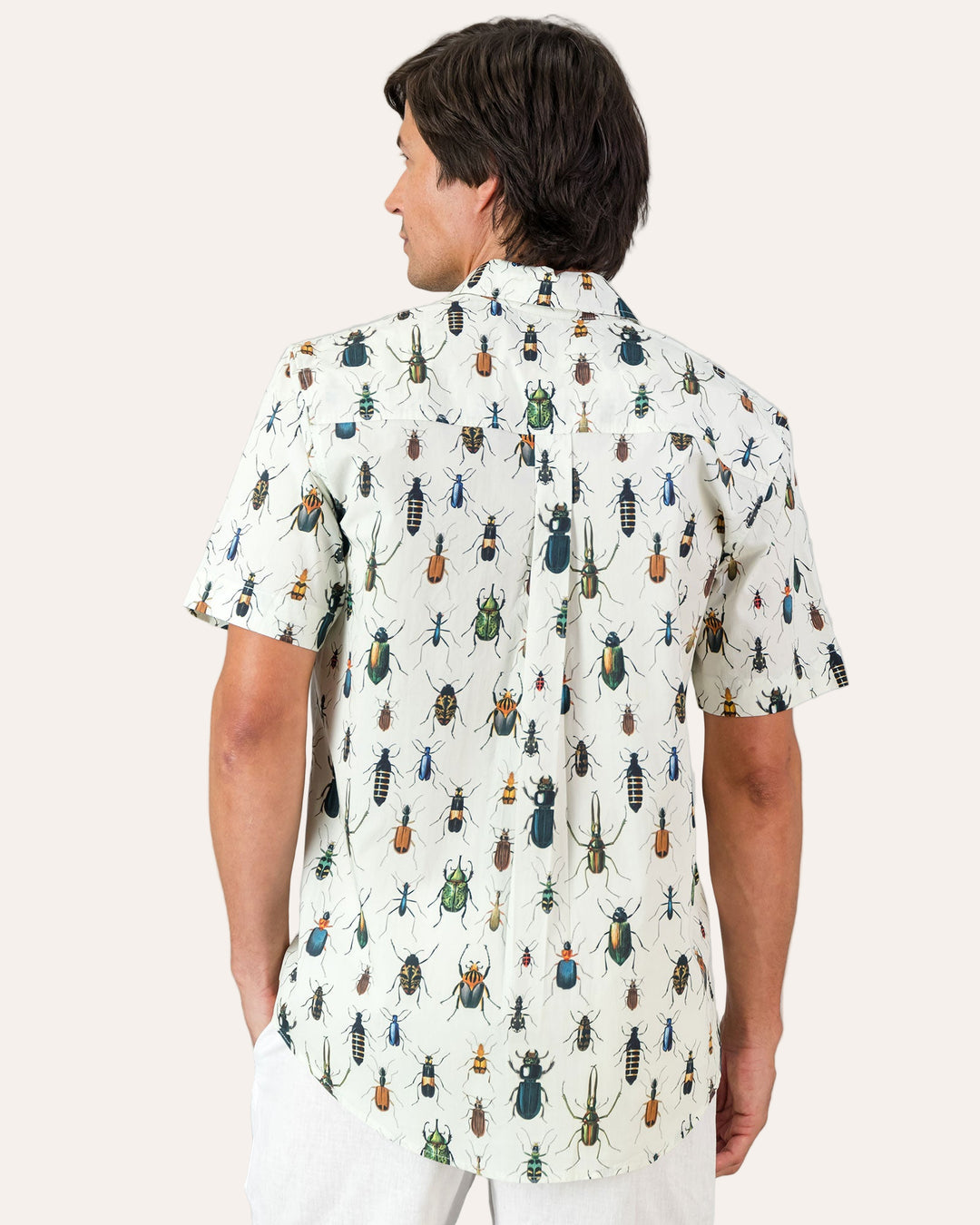 Mens Holiday Shirt - Beetlemania Back - Woodstock Laundry