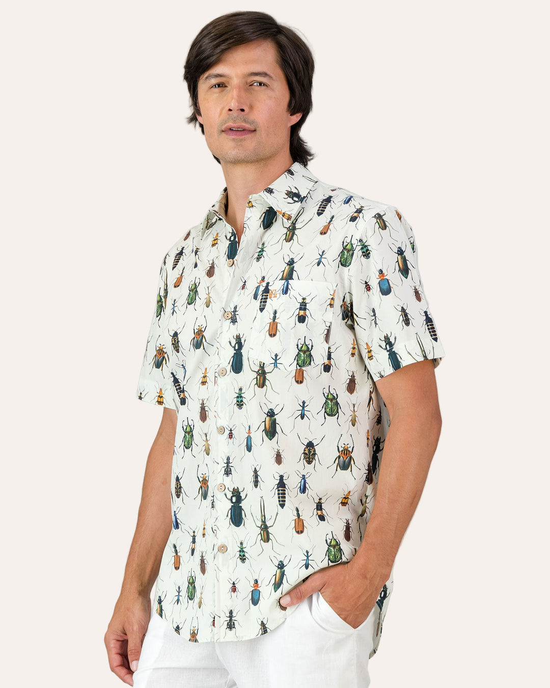 Mens Holiday Shirt - Beetlemania Side - Woodstock Laundry