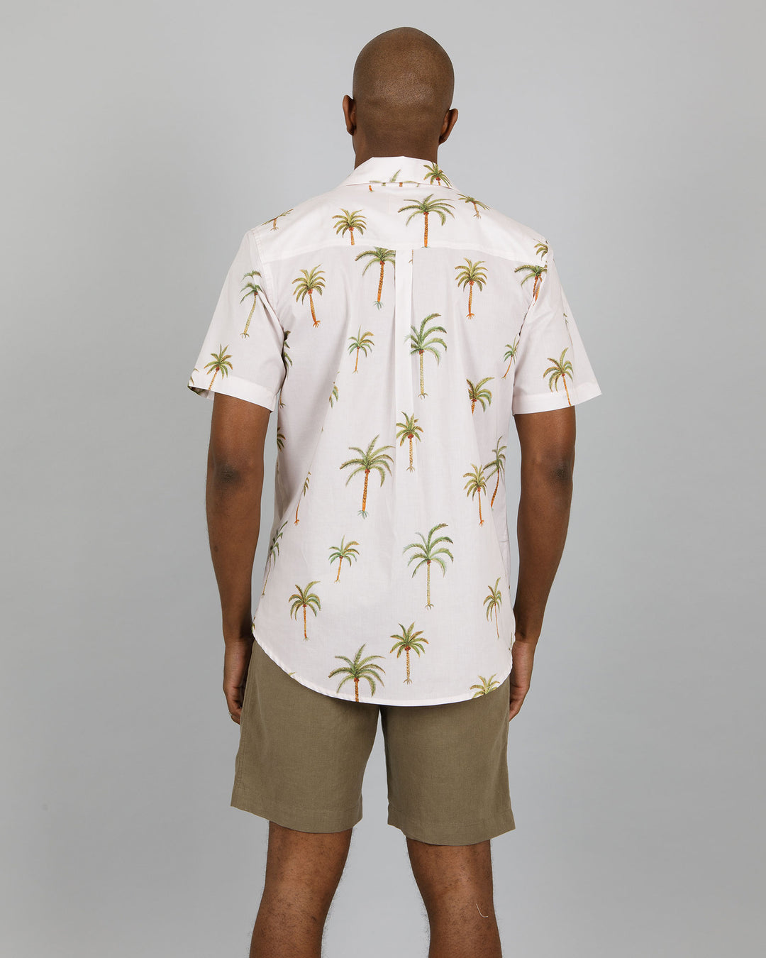 Mens Holiday Shirt Palm Beach Back - Woodstock Laundry