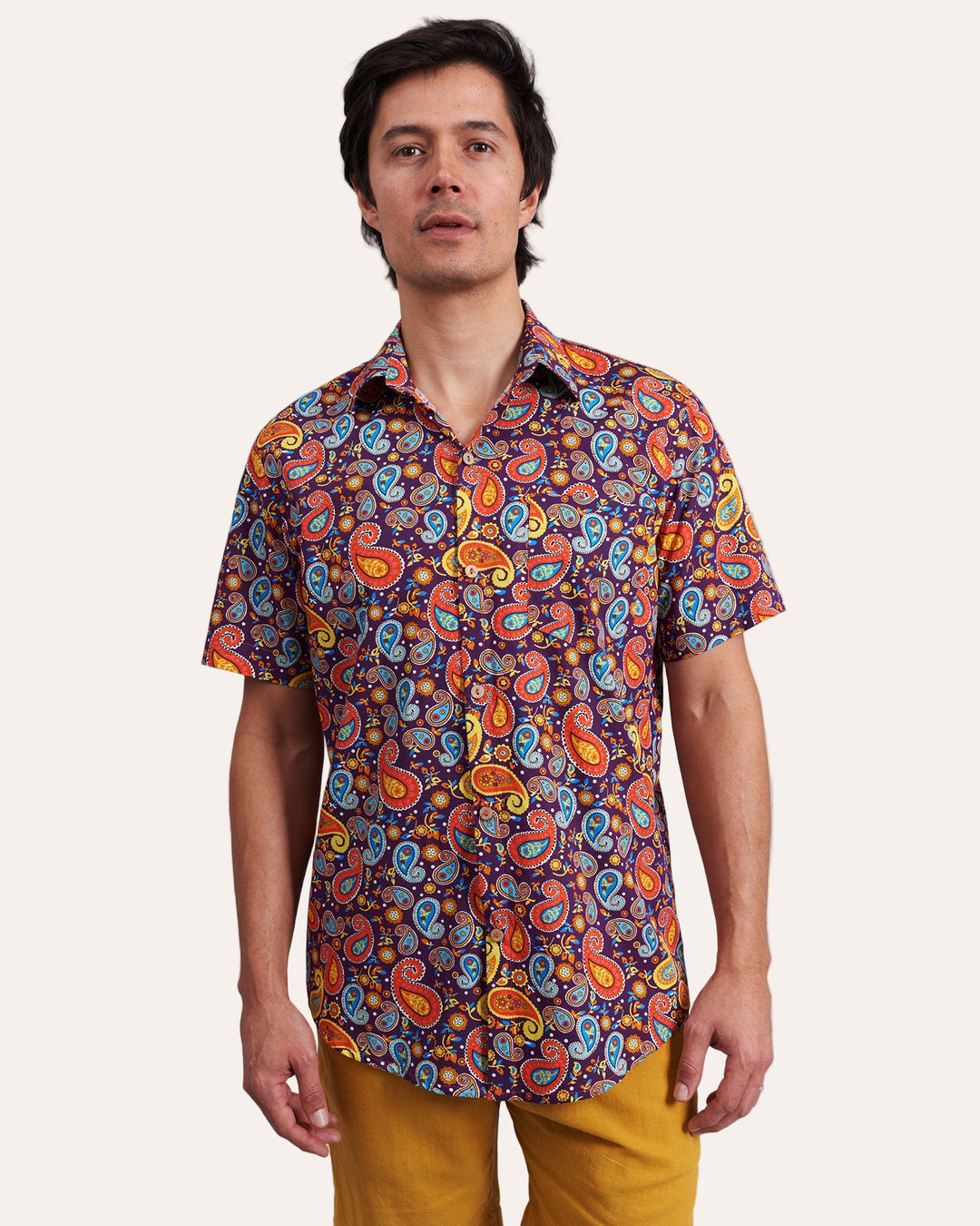 Mens Holiday Shirt - Sgt Peppers Front - Woodstock Laundry