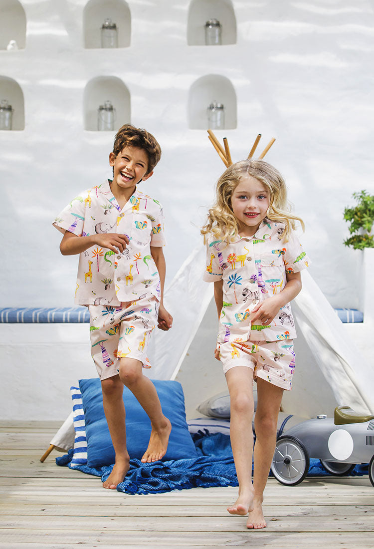 Kids Pyjamas Safari - Woodstock Laundry