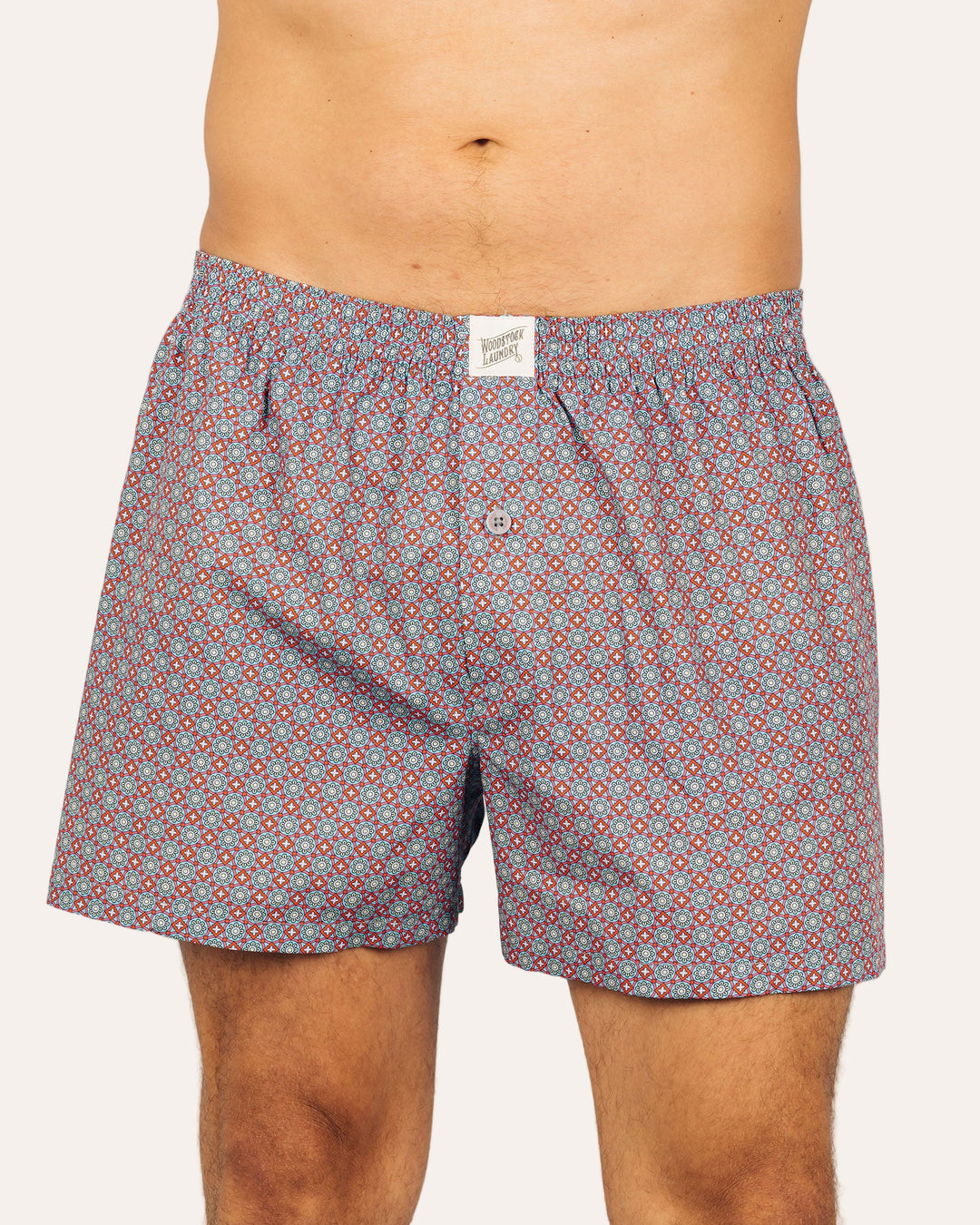 Mens Boxer Shorts Morocco Front - Woodstock Laundry