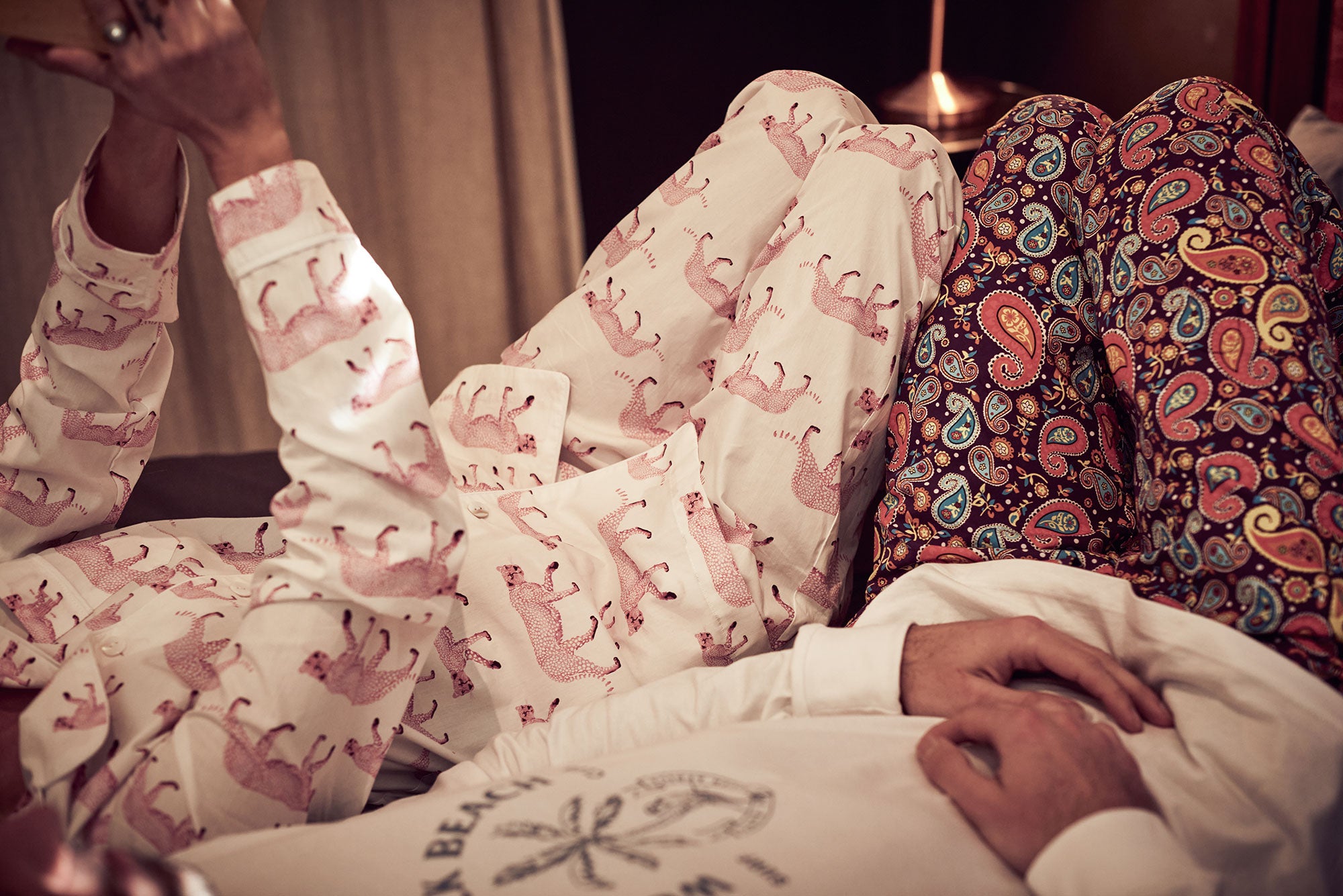 Wearing pyjamas to bed