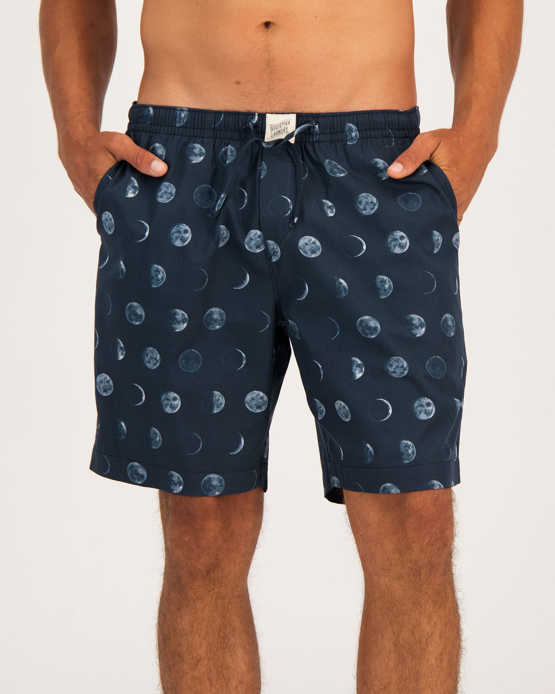 Mens Lounge Shorts Moons - Woodstock Laundry SA