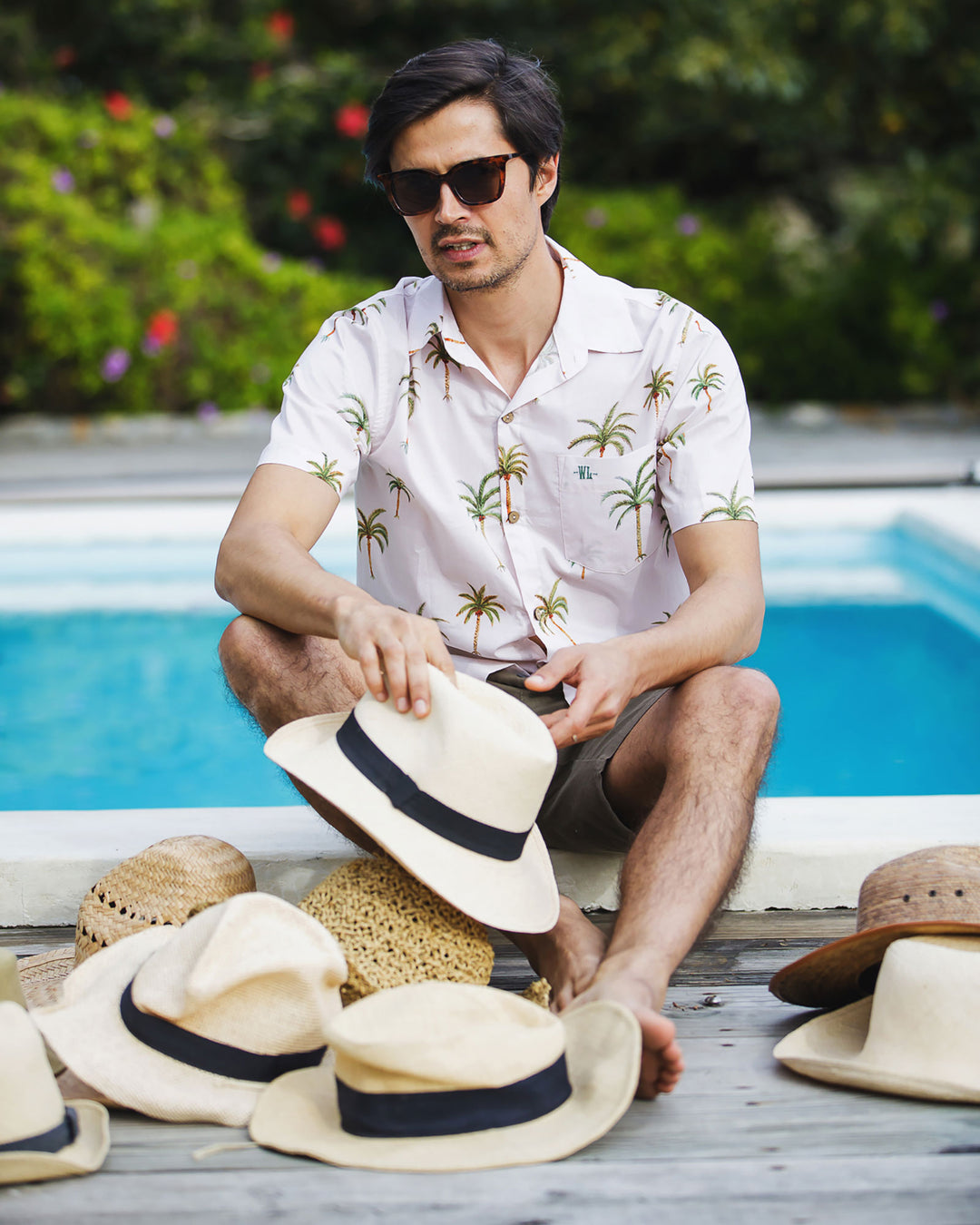 Mens Holiday Shirt Palm Beach - Woodstock Laundry