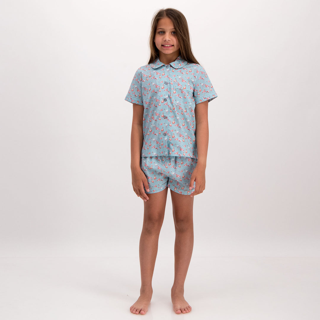 Girls Short Pyjamas - Woodstock Laundry
