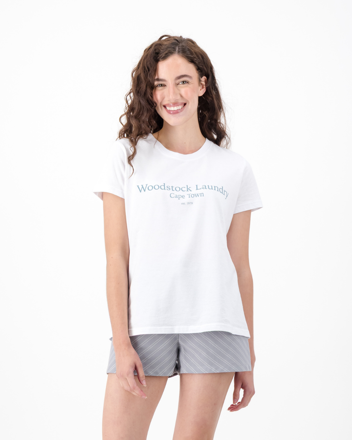 Womens Long-Sleeve Sleep Shirt - Iggy Stripe