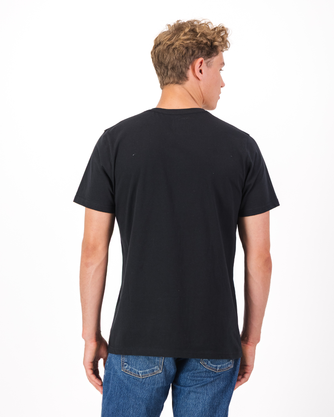Mens T-Shirt - Stone Typo on Black