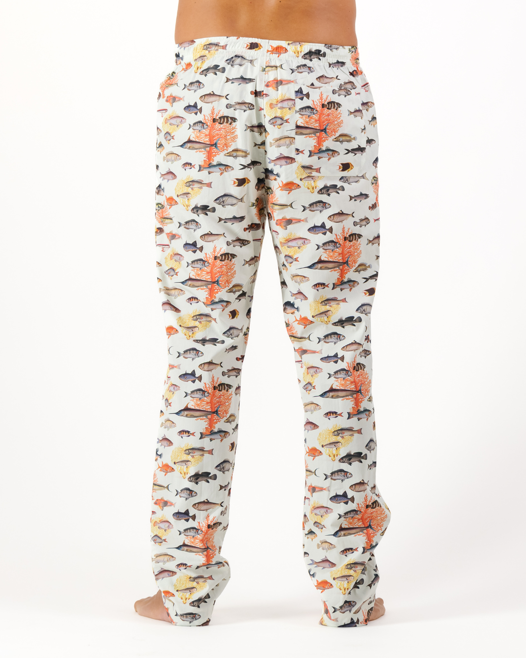 Mens Lounge Pants - Fish Sand
