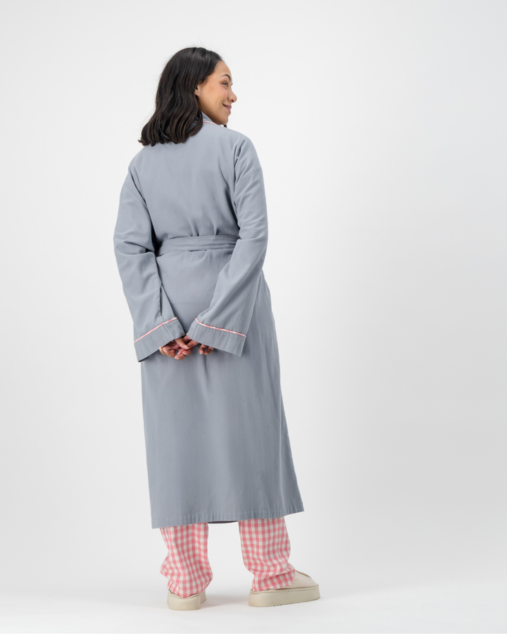 Womens Kimono - Plain Grey