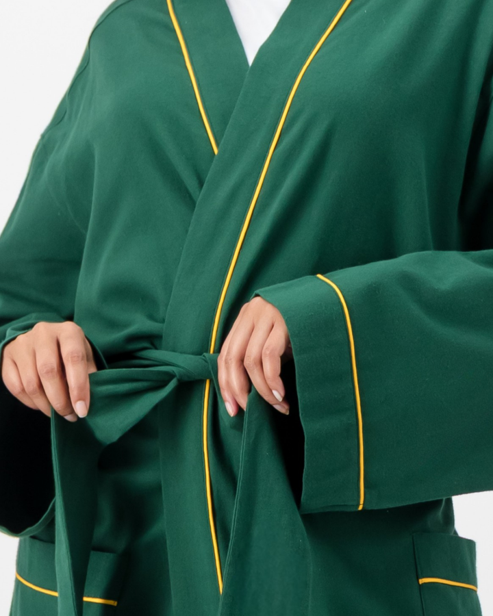 Womens Kimono - Springboks on Green