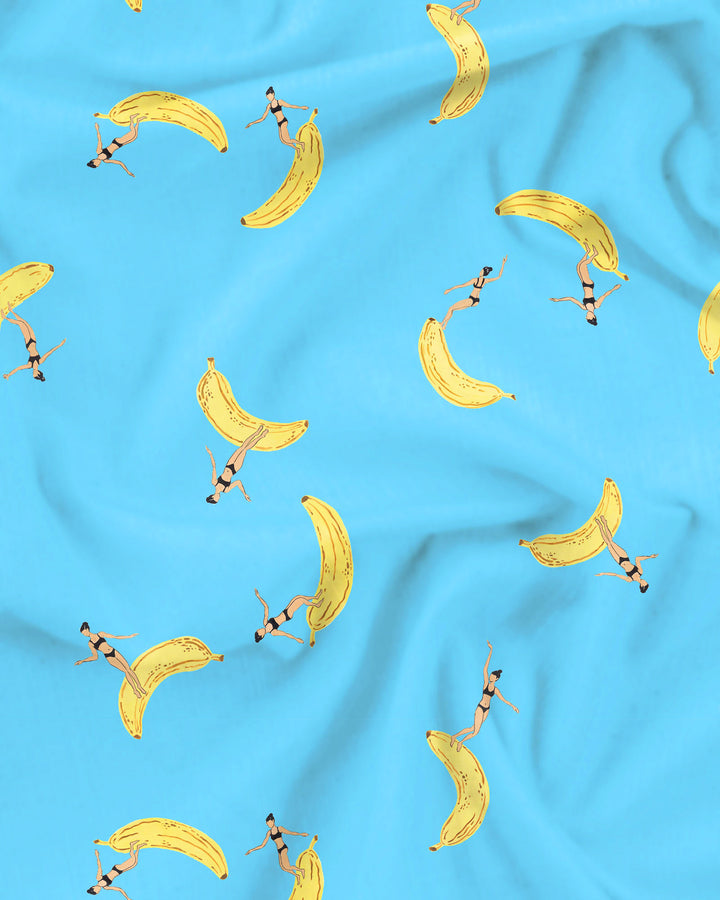 Banana Boards Pattern Detail - Woodstock Laundry