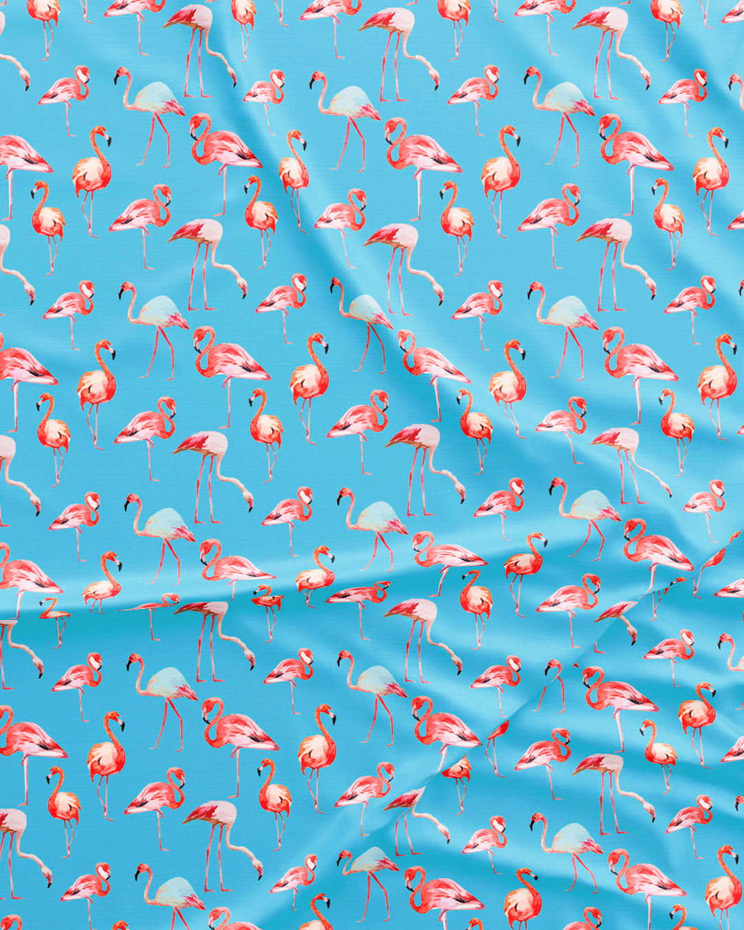 Flamenco-Flamingo Pattern Detail - Woodstock Laundry