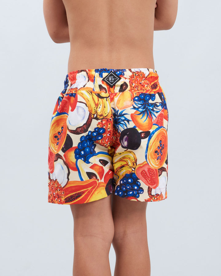 Boys Swim Shorts Tuti Fruti Back - Woodstock Laundry