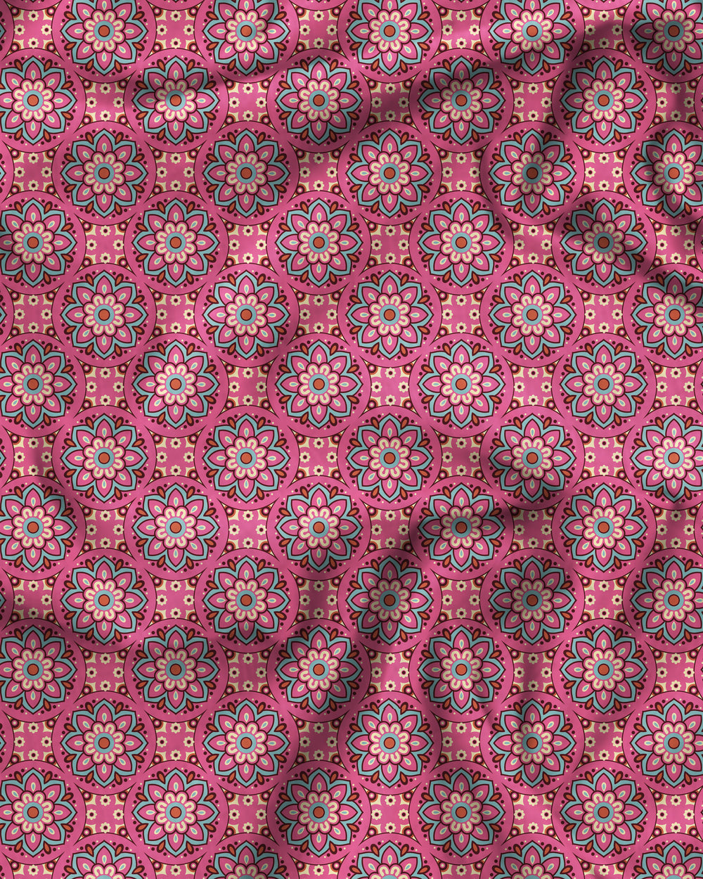 Central Park Pink Pattern Detail