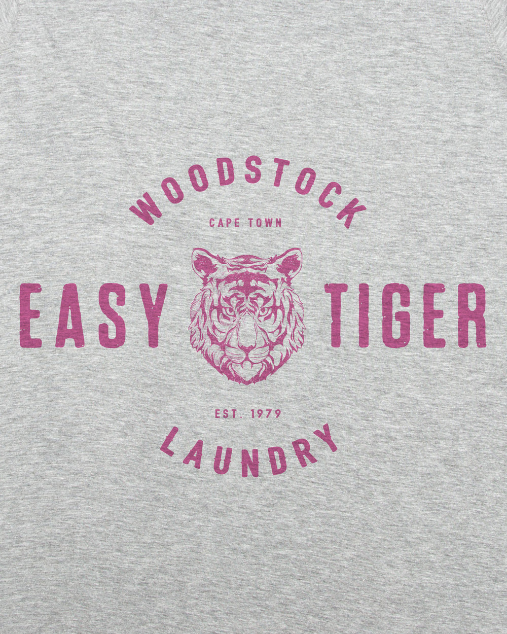 Easy Tiger Pink artwork - Woodstock Laundry