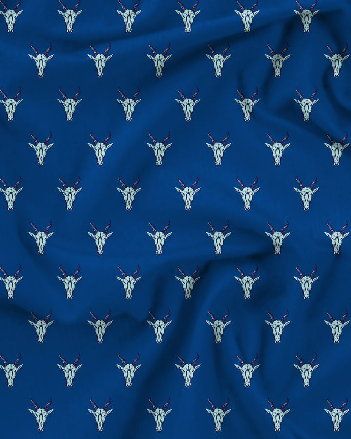 Eland Heads Pattern Detail - Woodstock Laundry
