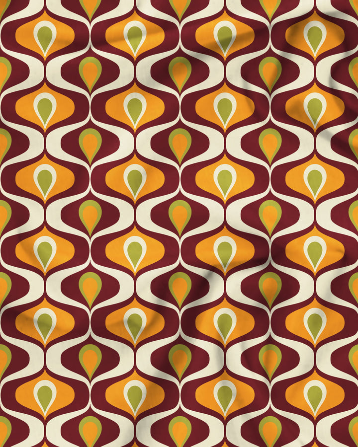 Funky Fondue Pattern Detail - Woodstock laundry
