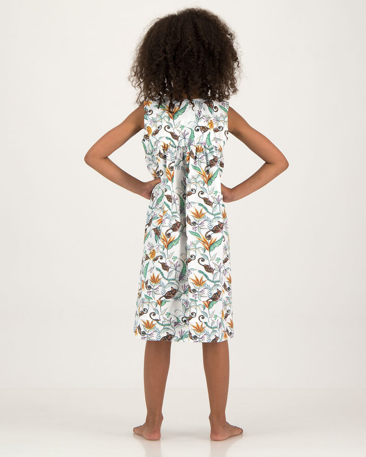 Girls Nighty Nag Apies on White Back - Woodstock Laundry