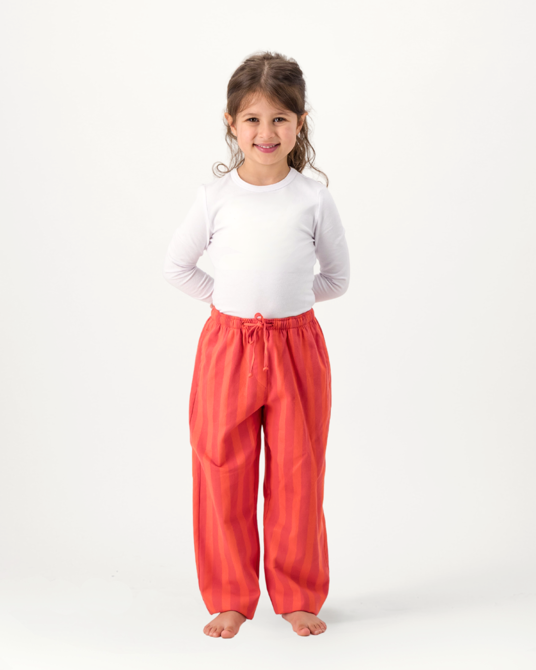 Kids Lounge Pants - Yoko Reds