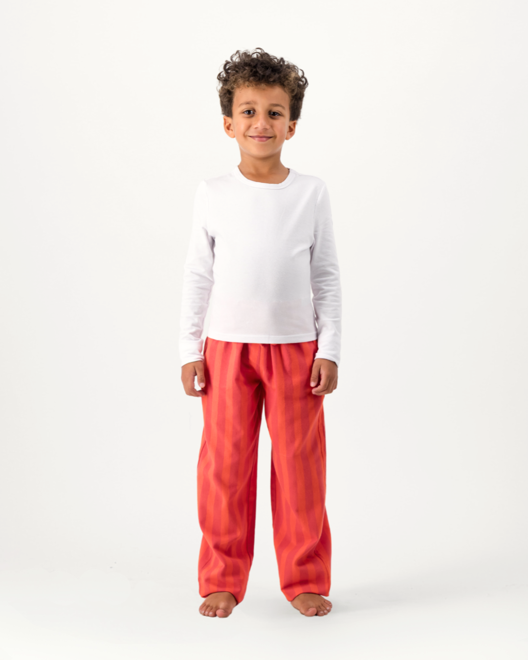 Kids Lounge Pants - Yoko Reds