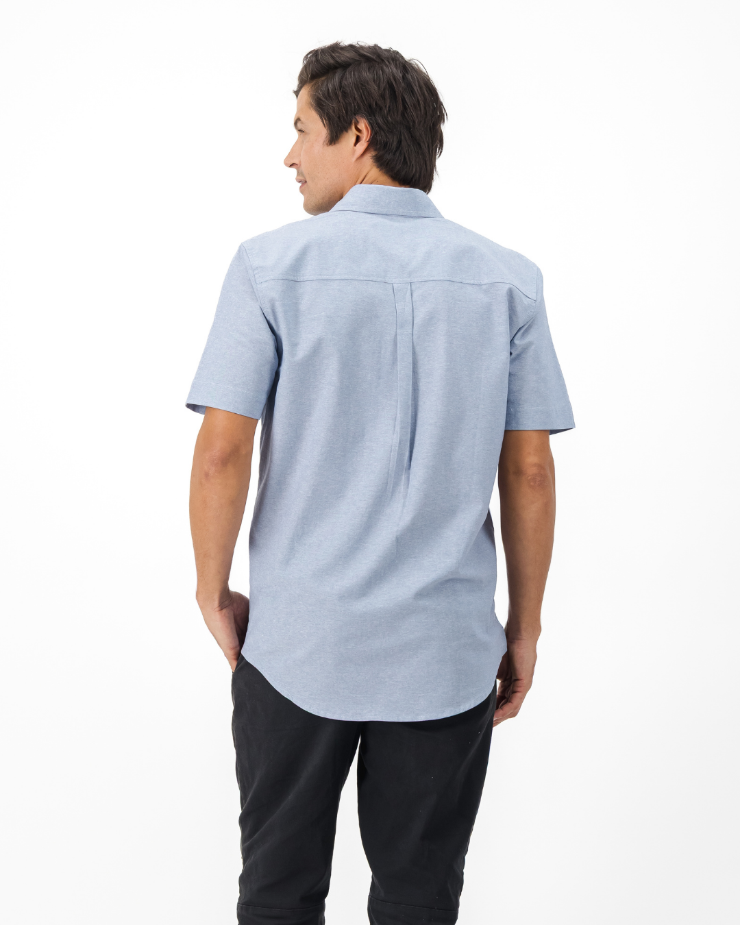 Mens Holiday Shirt - Light Blue