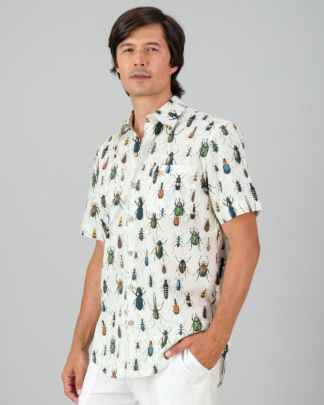 Mens Holiday Shirt - Beetlemania Side - Woodstock Laundry