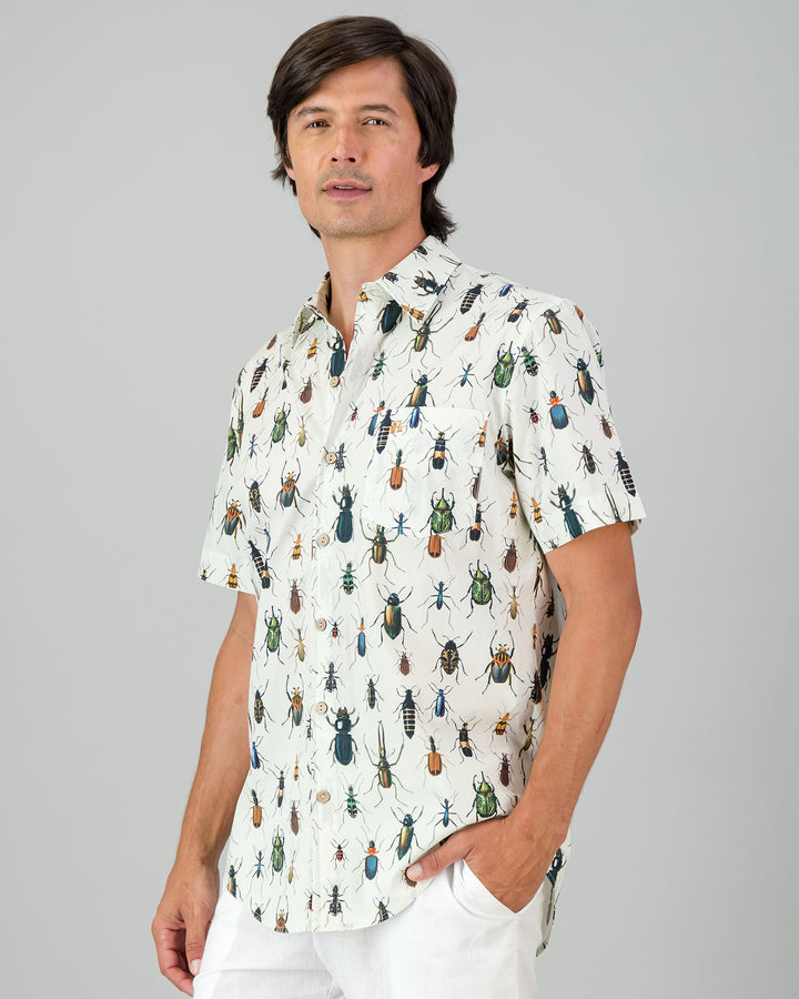 Mens Holiday Shirt - Beetlemania Side - Woodstock Laundry
