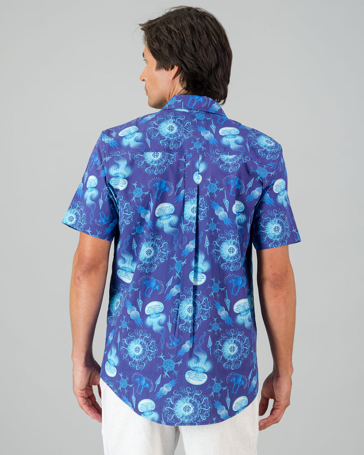 Mens Holiday Shirt - Haeckel Back - Woodstock Laundry
