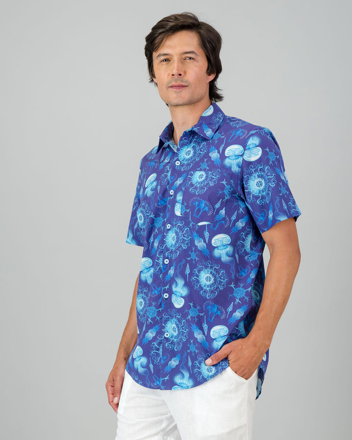 Mens Holiday Shirt - Haeckel Side - Woodstock Laundry