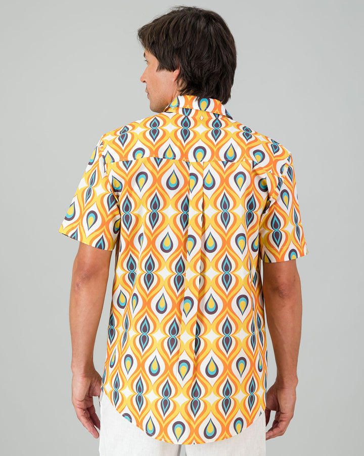 Mens Holiday Shirt - Kinky Groovy Back - Woodstock Laundry
