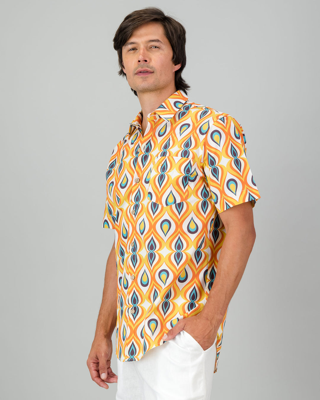 Mens Holiday Shirt - Kinky Groovy Side - Woodstock Laundry