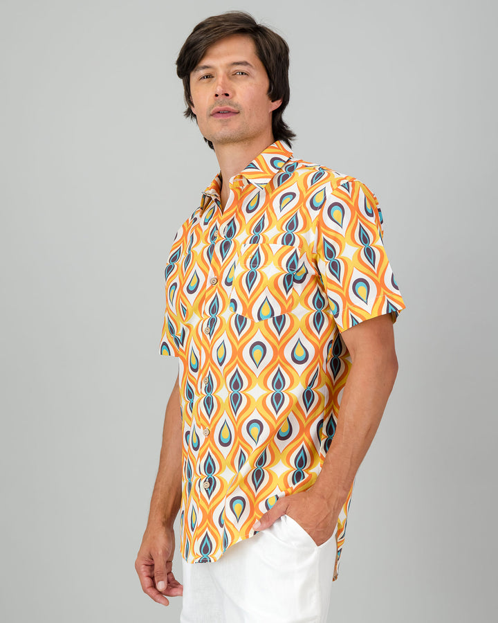 Mens Holiday Shirt - Kinky Groovy Side - Woodstock Laundry