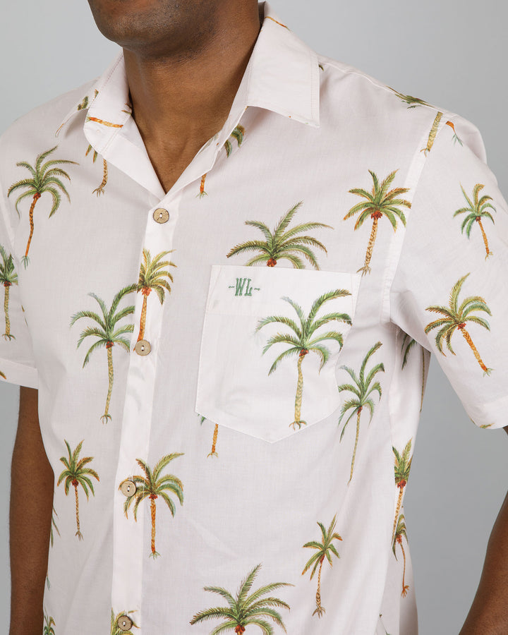 Mens Holiday Shirt - Palm Beach Close - Woodstock Laundry