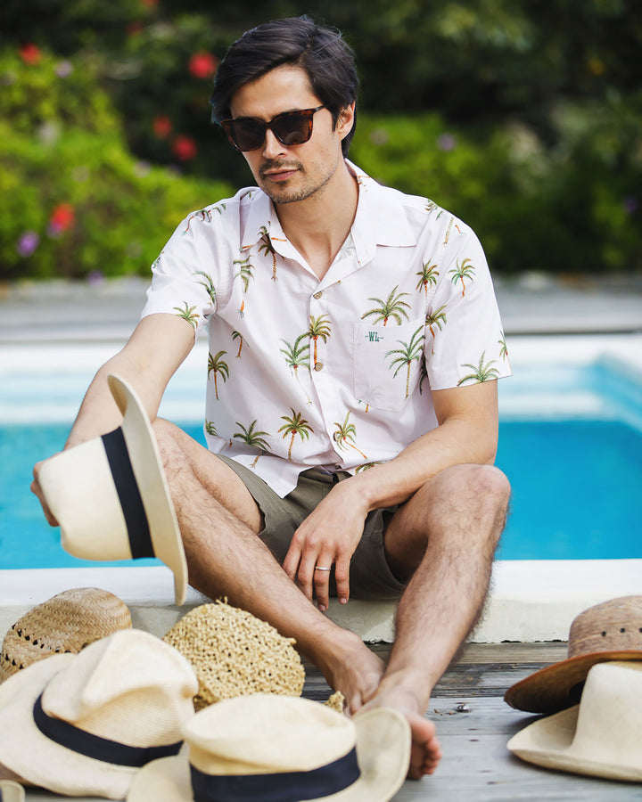 Mens Holiday Shirt Palm Beach Lifestyle 1 - Woodstock Laundry