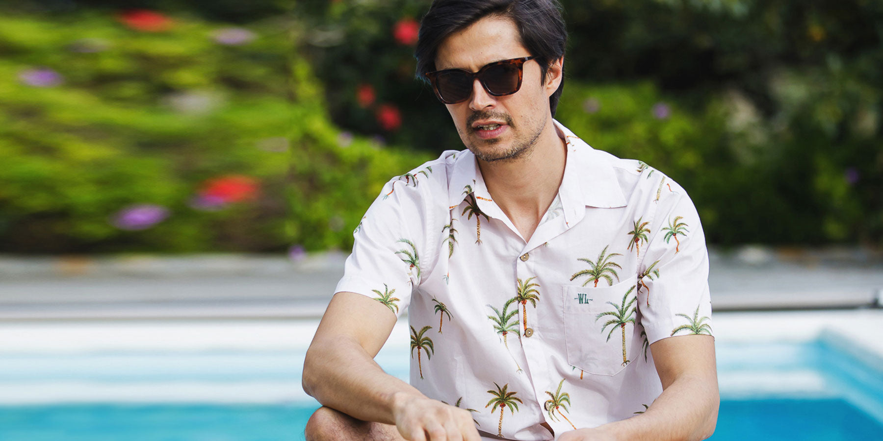 Mens Holiday Shirt - Palm Beach
