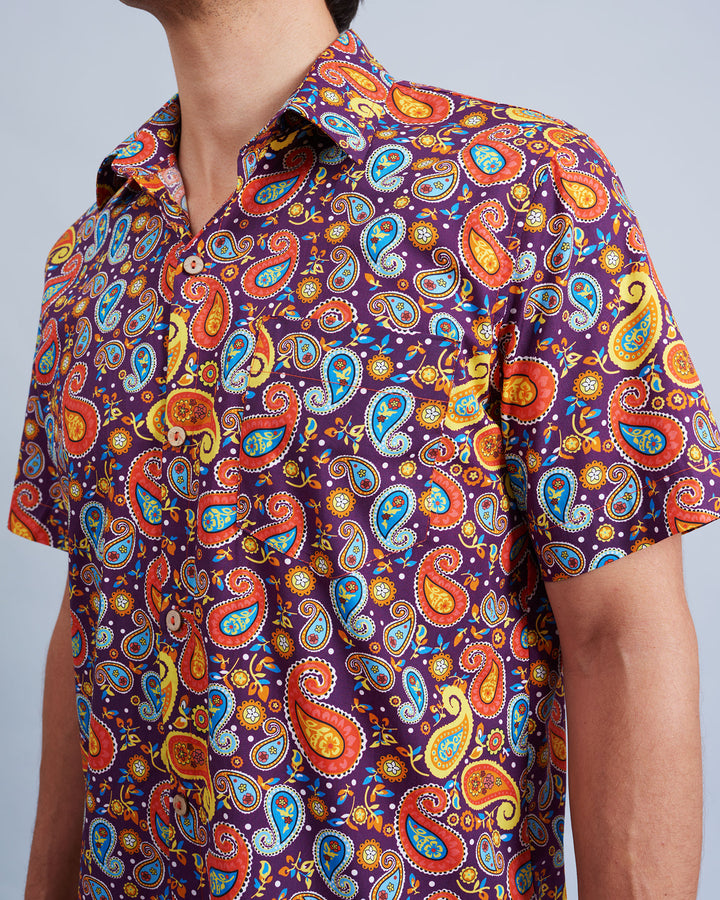 Mens Holiday Shirt - Sgt Peppers Close - Woodstock Laundry