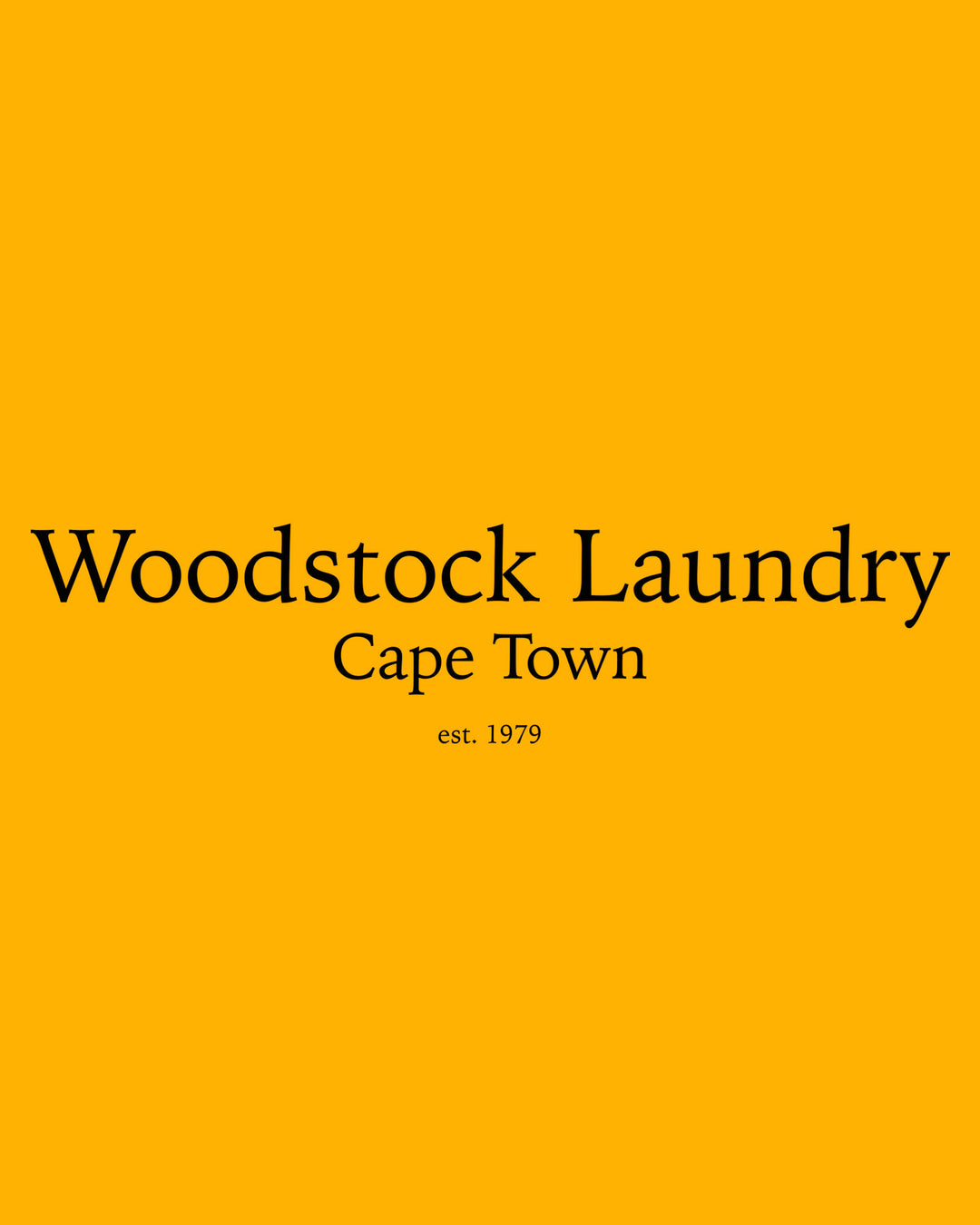Mens Long Sleeve Mustard T-Shirt Typo Close - Woodstock Laundry