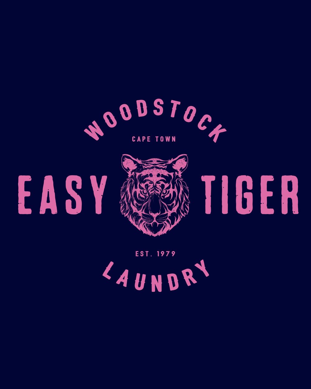 Mens Long-Sleeve Navy T-Shirt Easy Tiger Close - Woodstock Laundry