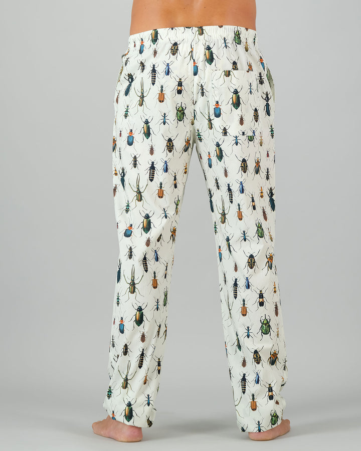 Mens Lounge Pants - Beetlemania Back - Woodstock Laundry