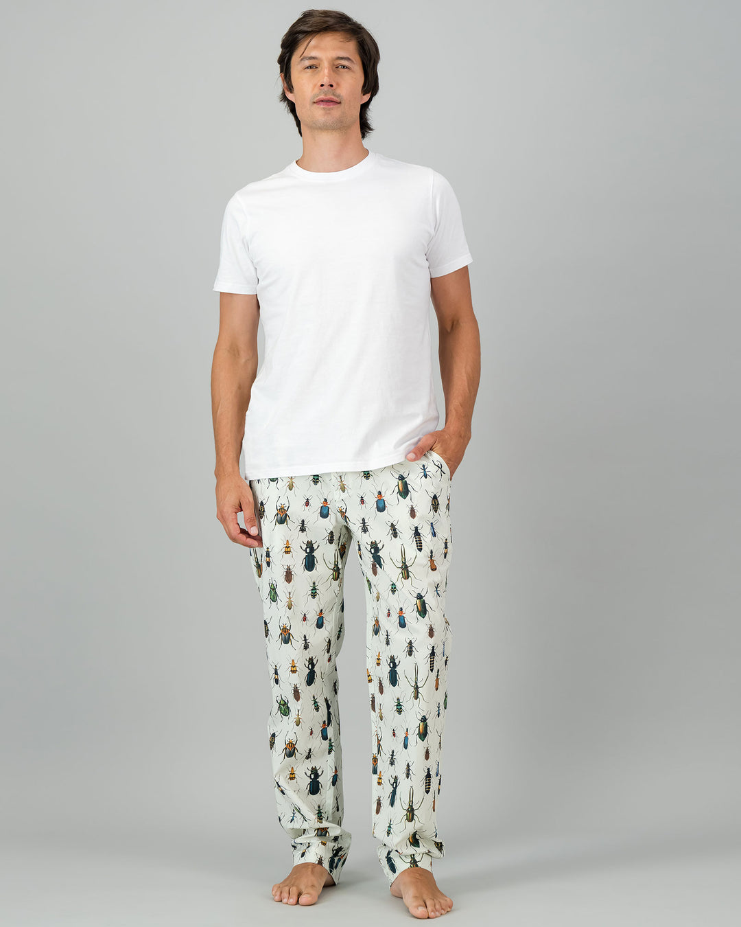 Mens Lounge Pants - Beetlemania Sand