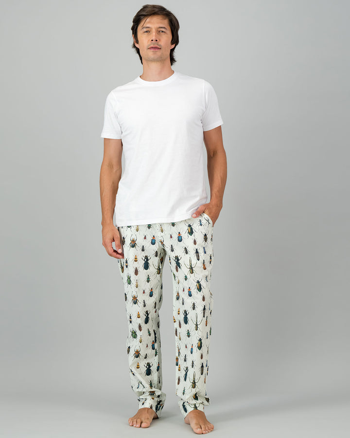 Mens Lounge Pants - Beetlemania Sand