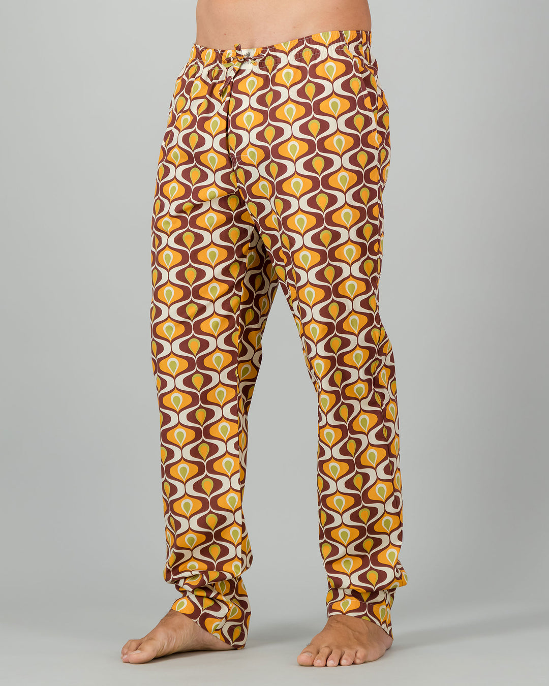 Mens Lounge Pants - Funky Fondue Side - Woodstock Laundry