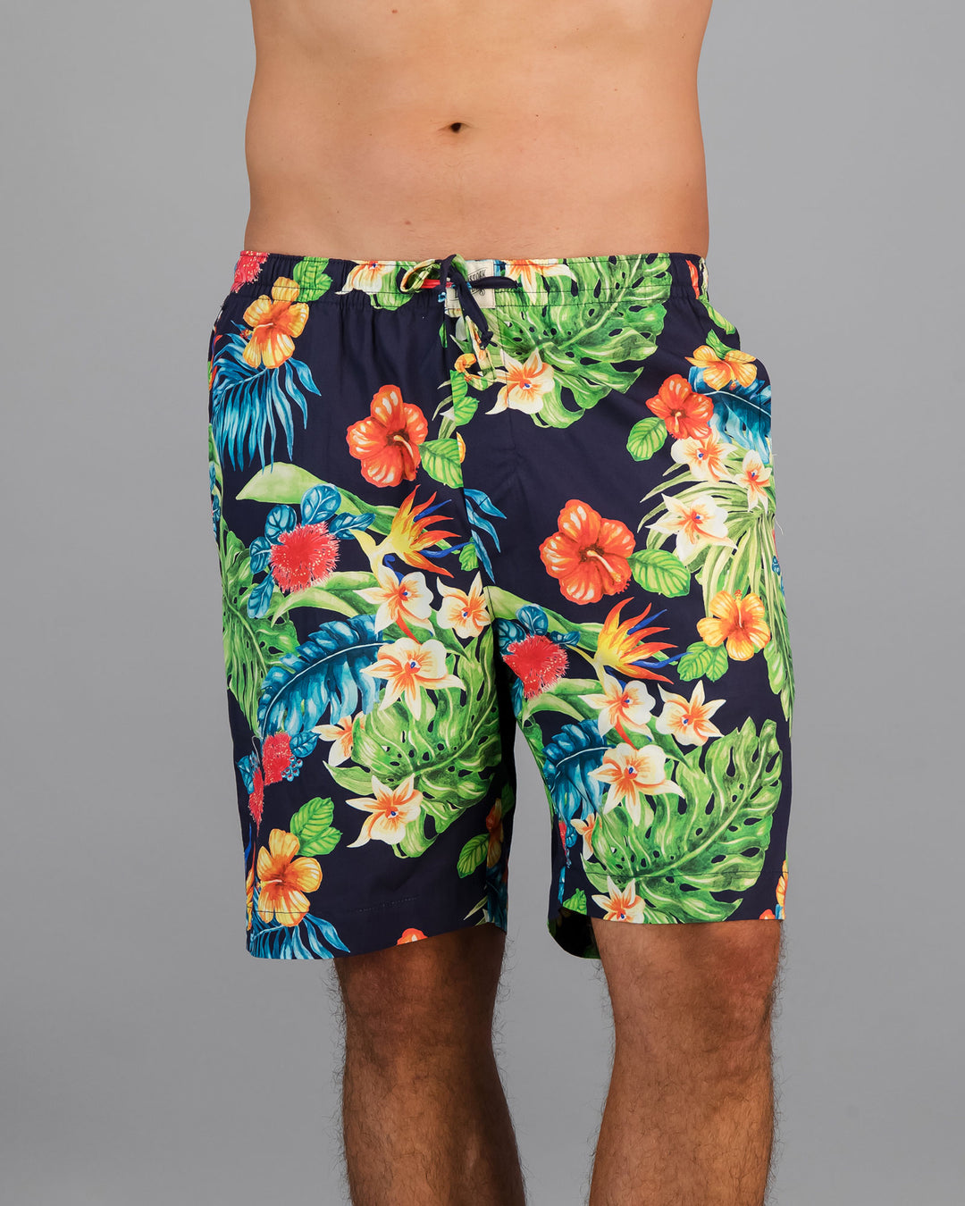 Mens Lounge Shorts Magnum Front - Woodstock Laundry