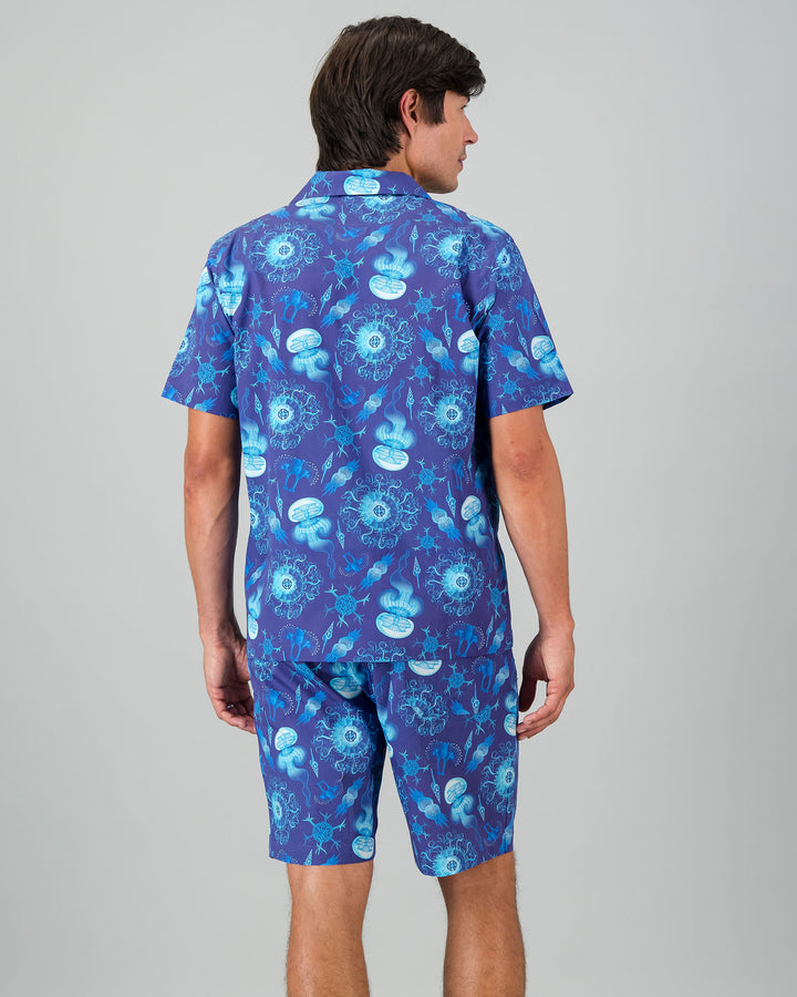 Mens Short Pyjamas - Haeckel Back - Woodstock Laundry