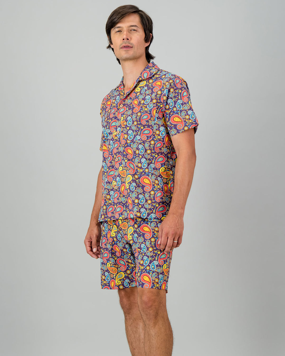 Mens Short Pyjamas - Sgt Peppers Side - Woodstock Laundry