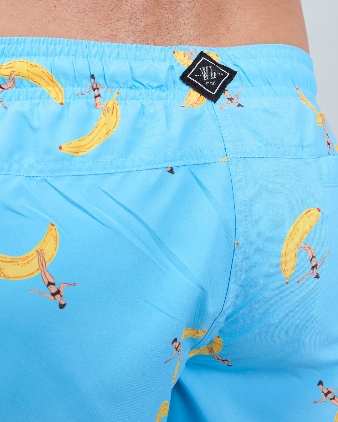 Mens Swim Shorts Banana Boards Close - Woodstock Laundry