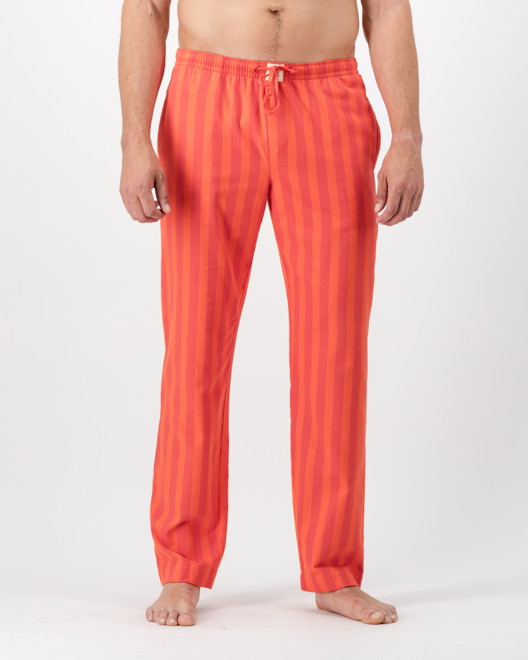 Mens Flannel Lounge Pants - Yoko Reds